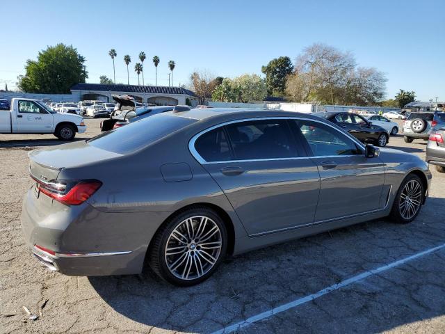 WBA7U2C06MCF84449 - 2021 BMW 750 XI GRAY photo 3