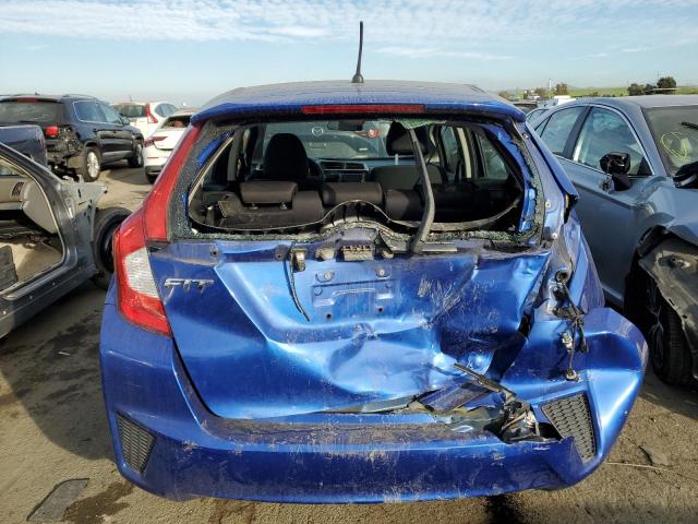 3HGGK5G56HM707086 - 2017 HONDA FIT LX BLUE photo 6