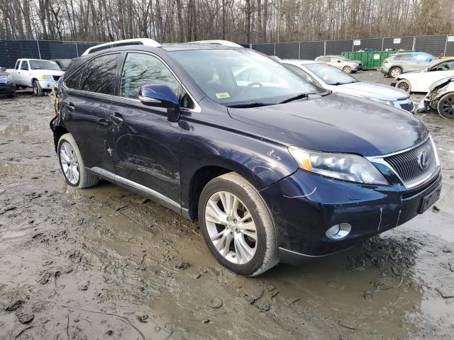 JTJBC1BA1A2017498 - 2010 LEXUS RX 450 BLUE photo 4