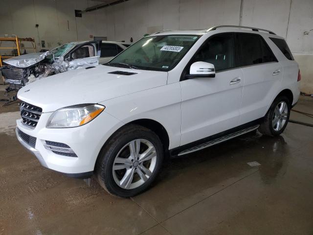 4JGDA5HB5FA476812 - 2015 MERCEDES-BENZ ML 350 4MATIC WHITE photo 1