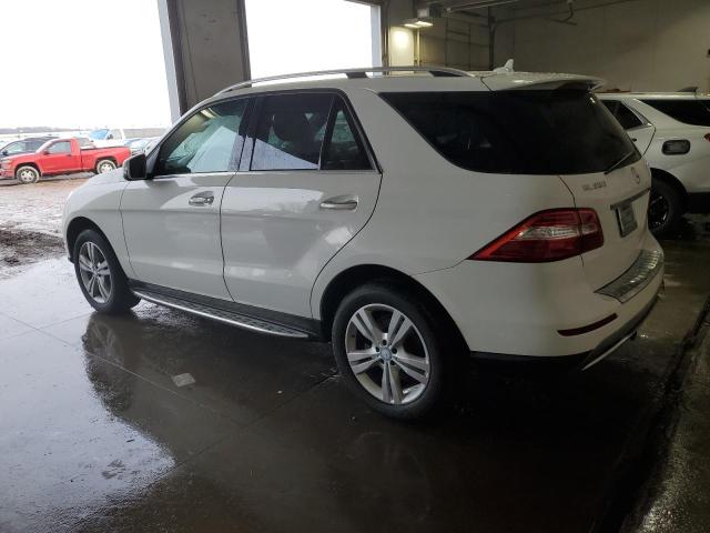 4JGDA5HB5FA476812 - 2015 MERCEDES-BENZ ML 350 4MATIC WHITE photo 2