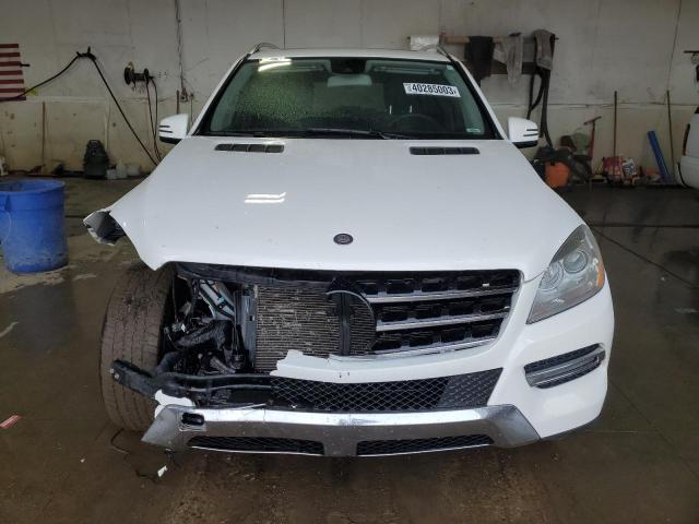 4JGDA5HB5FA476812 - 2015 MERCEDES-BENZ ML 350 4MATIC WHITE photo 5