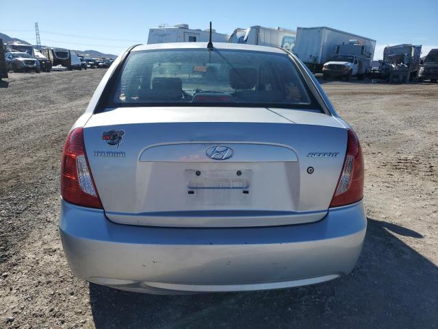 KMHCN46C39U377835 - 2009 HYUNDAI ACCENT GLS SILVER photo 6