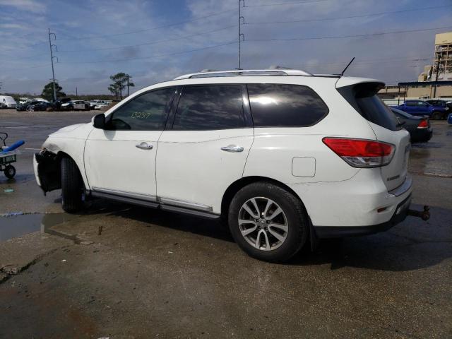 5N1AR2MN6FC689783 - 2015 NISSAN PATHFINDER S WHITE photo 2