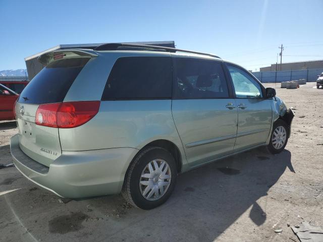 5TDZK23C28S189200 - 2008 TOYOTA SIENNA CE GREEN photo 3