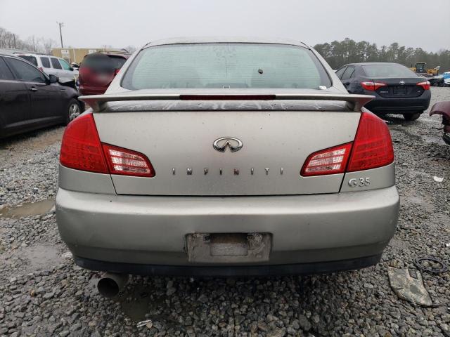 JNKCV51E24M111376 - 2004 INFINITI G35 BEIGE photo 6