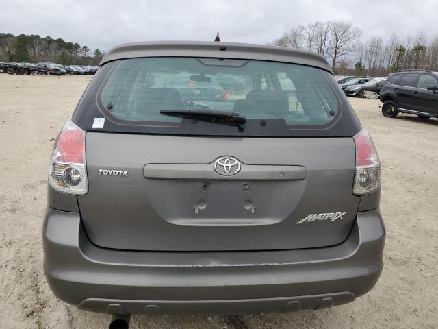 2T1KR32E97C662846 - 2007 TOYOTA COROLLA MA XR GRAY photo 6