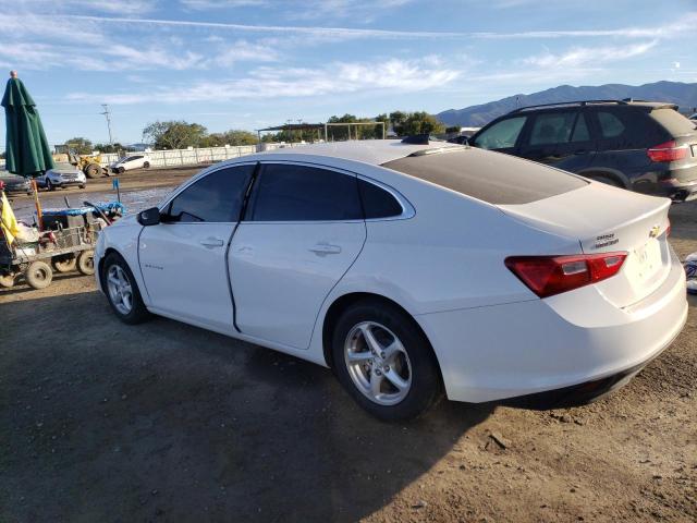 1G1ZB5ST1JF201922 - 2018 CHEVROLET MALIBU LS WHITE photo 2