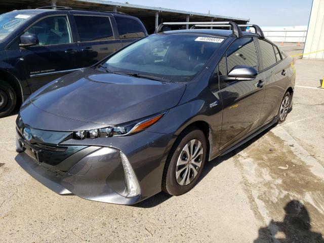 JTDKAMFPXN3223640 - 2022 TOYOTA PRIUS PRIM LE GRAY photo 1