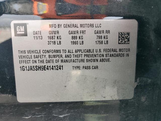 1G1JA5SH9E4141241 - 2014 CHEVROLET SONIC LS 石墨色 照片 12