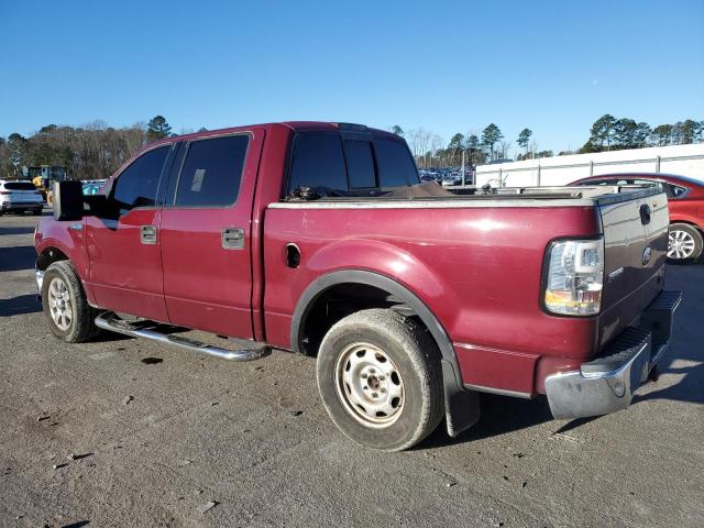 1FTPW12514KD39260 - 2004 FORD F150 SUPERCREW RED photo 2