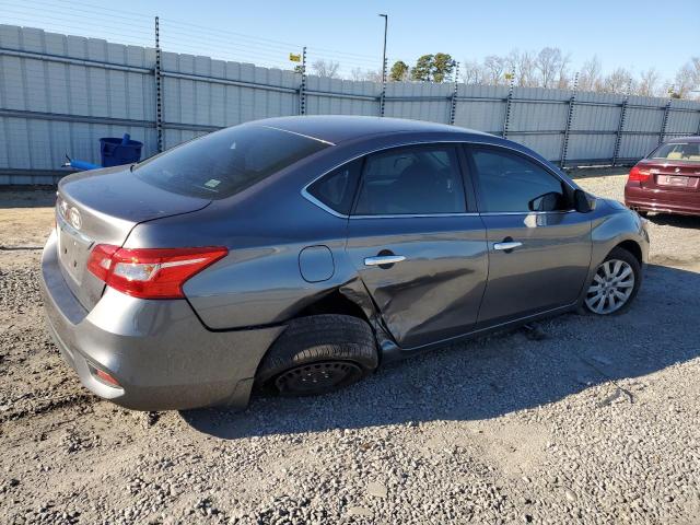 3N1AB7AP7KY447066 - 2019 NISSAN SENTRA S GRAY photo 3