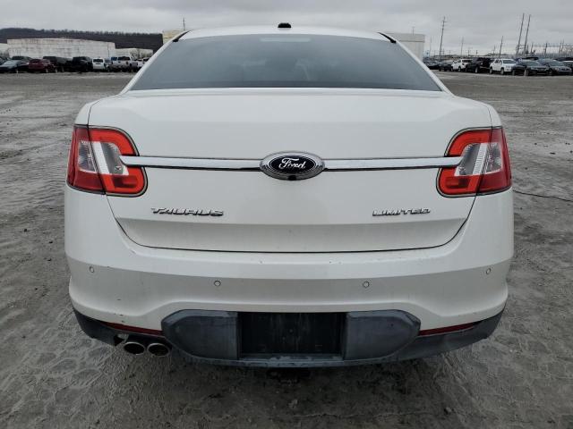 1FAHP2FW9BG183551 - 2011 FORD TAURUS LIMITED WHITE photo 6