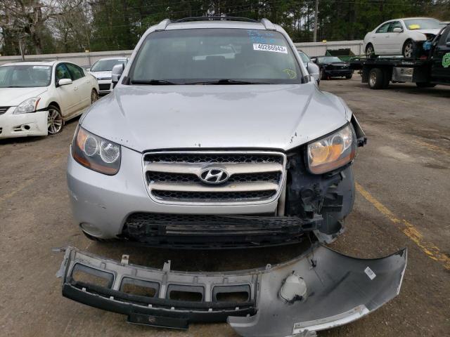 5NMSH13E97H010969 - 2007 HYUNDAI SANTA FE SE SILVER photo 5