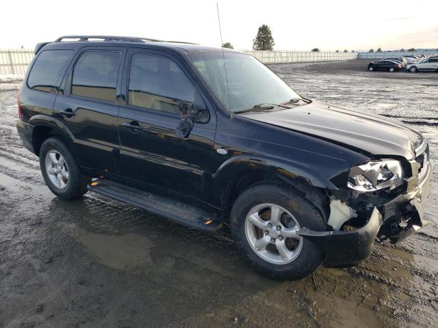 4F2CZ96196KM13247 - 2006 MAZDA TRIBUTE S BLACK photo 4