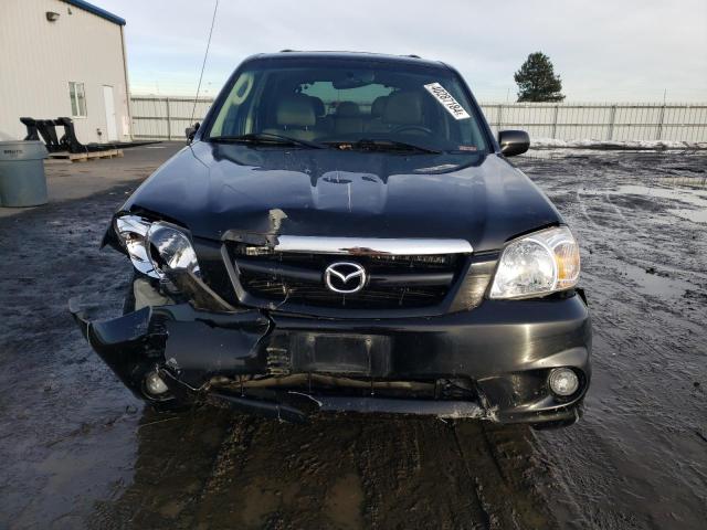 4F2CZ96196KM13247 - 2006 MAZDA TRIBUTE S BLACK photo 5