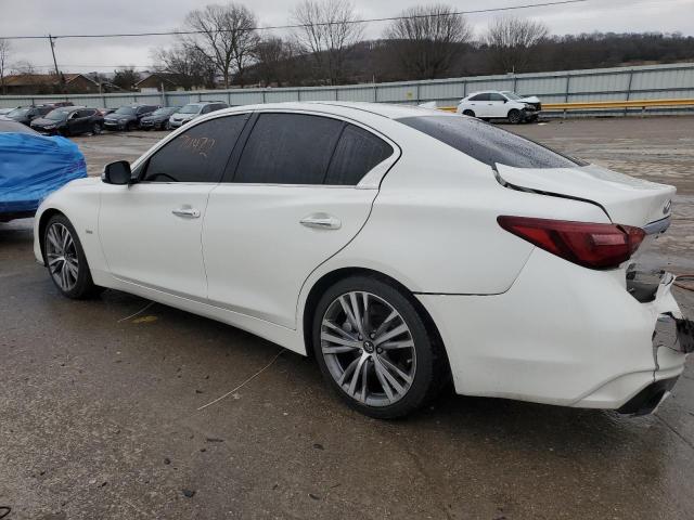 JN1EV7AP2JM351498 - 2018 INFINITI Q50 LUXE WHITE photo 2