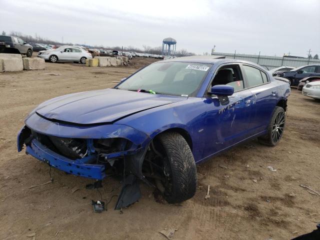 2C3CDXJG5JH249255 - 2018 DODGE CHARGER GT BLUE photo 1