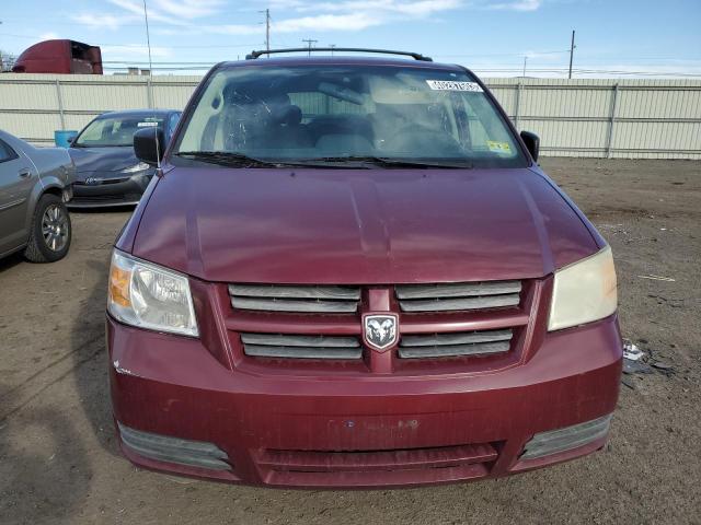 2D8HN44E09R583899 - 2009 DODGE GRAND CARA SE BURGUNDY photo 5