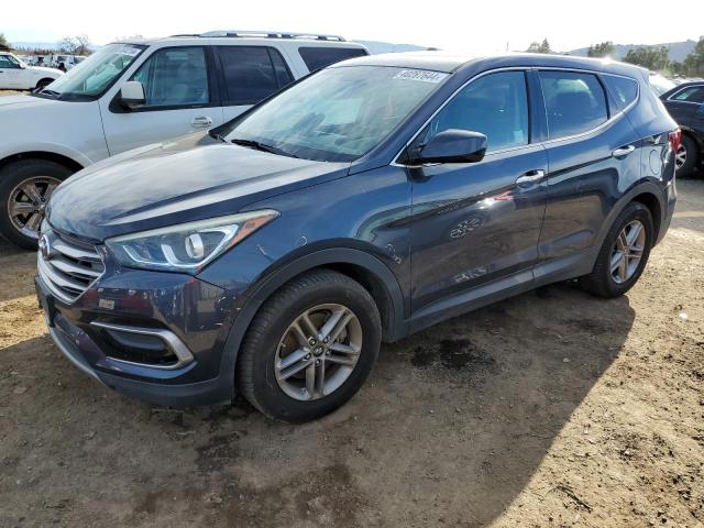 5NMZTDLBXHH010713 - 2017 HYUNDAI SANTA FE S GRAY photo 1