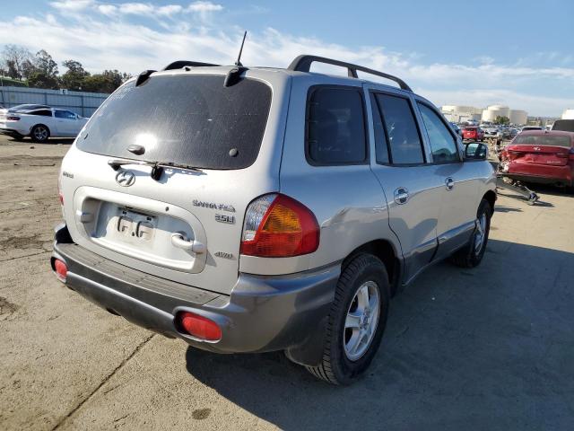 KM8SC73E74U814155 - 2004 HYUNDAI SANTA FE GLS SILVER photo 3