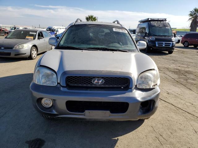 KM8SC73E74U814155 - 2004 HYUNDAI SANTA FE GLS SILVER photo 5