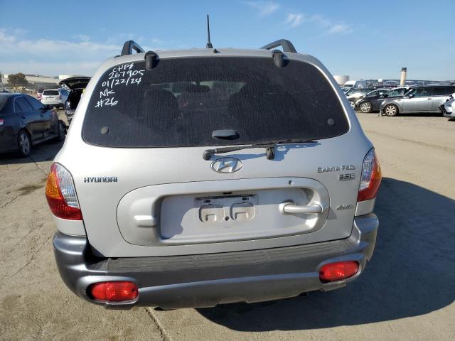 KM8SC73E74U814155 - 2004 HYUNDAI SANTA FE GLS SILVER photo 6