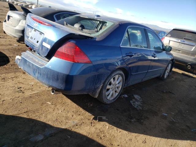 1HGCM66546A009148 - 2006 HONDA ACCORD EX BLUE photo 3