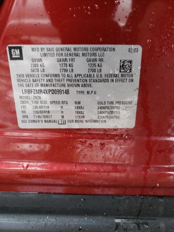 LRBFZMR4XPD099148 - 2023 BUICK ENVISION PREFERRED Qırmızı foto 12