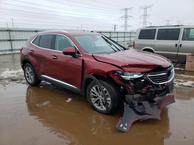 LRBFZMR4XPD099148 - 2023 BUICK ENVISION PREFERRED RED photo 4