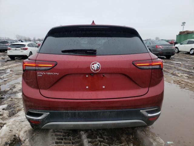 LRBFZMR4XPD099148 - 2023 BUICK ENVISION PREFERRED RED photo 6