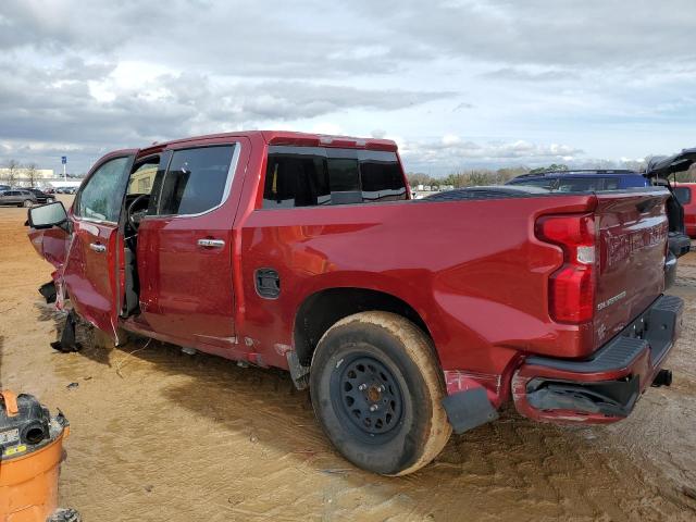 3GCUYHED7MG155652 - 2021 CHEVROLET SILVERADO K1500 HIGH COUNTRY RED photo 2