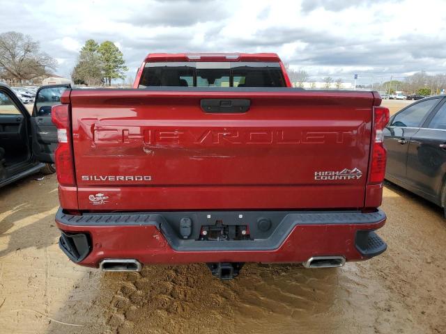 3GCUYHED7MG155652 - 2021 CHEVROLET SILVERADO K1500 HIGH COUNTRY RED photo 6