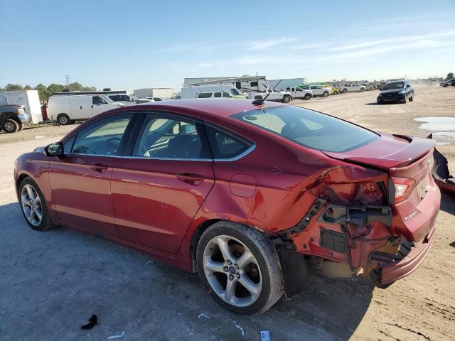 3FA6P0H78FR159824 - 2015 FORD FUSION SE RED photo 2