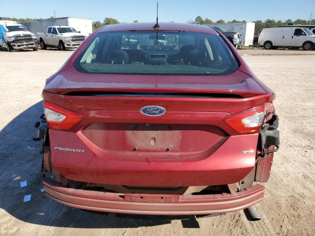 3FA6P0H78FR159824 - 2015 FORD FUSION SE RED photo 6