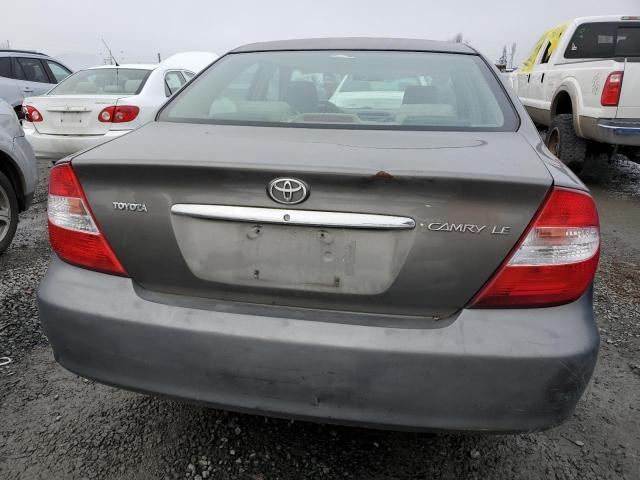 4T1BE32K44U859029 - 2004 TOYOTA CAMRY LE GRAY photo 6