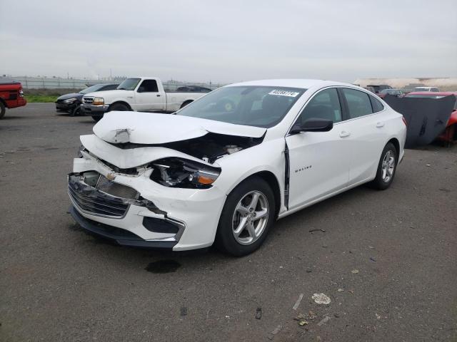 1G1ZC5ST9HF158888 - 2017 CHEVROLET MALIBU LS WHITE photo 1