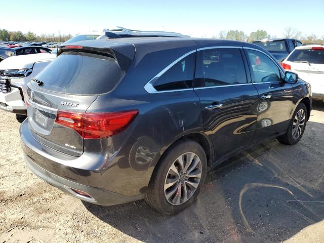 5FRYD4H43EB004508 - 2014 ACURA MDX TECHNOLOGY GRAY photo 3