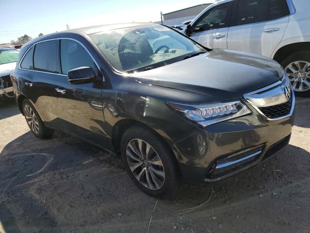 5FRYD4H43EB004508 - 2014 ACURA MDX TECHNOLOGY GRAY photo 4