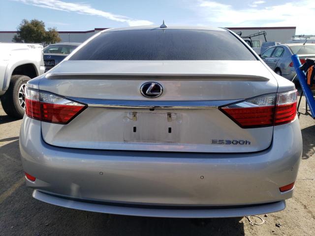 JTHBW1GG4D2029705 - 2013 LEXUS ES 300H SILVER photo 6