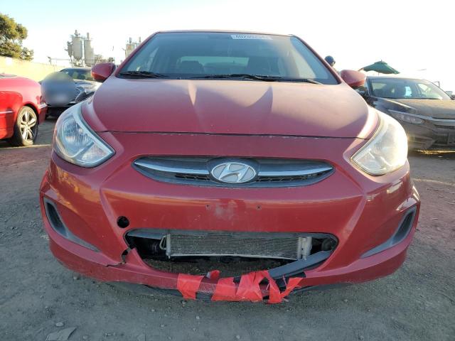 KMHCT4AE2FU832636 - 2015 HYUNDAI ACCENT GLS RED photo 5