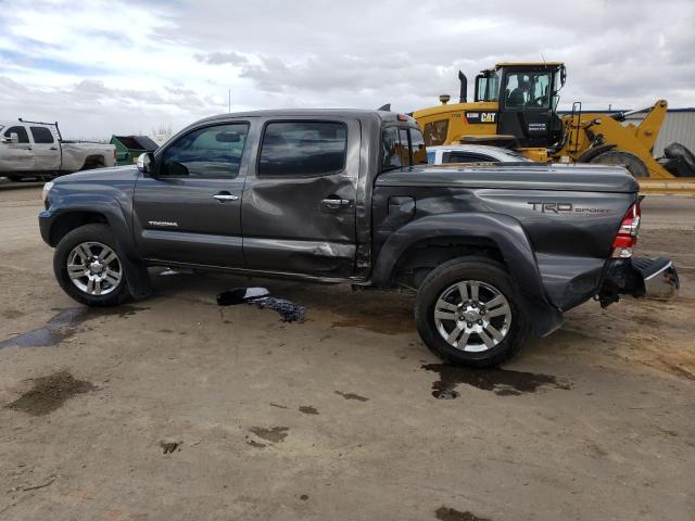 5TFJU4GN6DX032336 - 2013 TOYOTA TACOMA DOUBLE CAB PRERUNNER GRAY photo 2