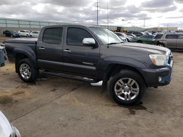 5TFJU4GN6DX032336 - 2013 TOYOTA TACOMA DOUBLE CAB PRERUNNER GRAY photo 4