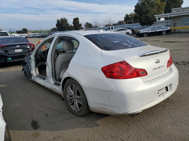 JN1CV6AP7BM501205 - 2011 INFINITI G37 BASE WHITE photo 2