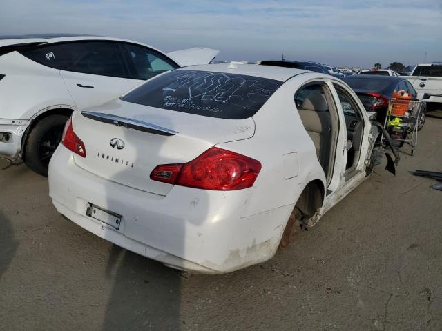 JN1CV6AP7BM501205 - 2011 INFINITI G37 BASE WHITE photo 3