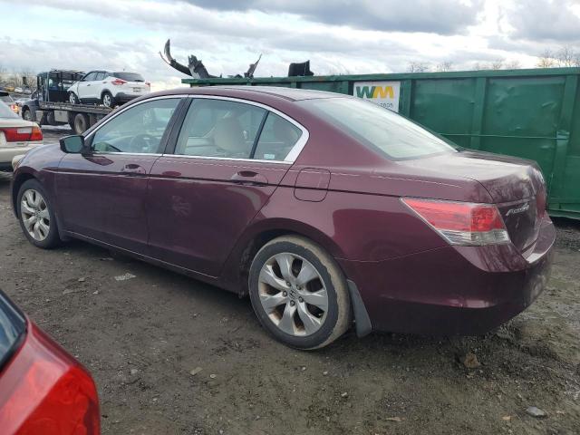 1HGCP267X8A069133 - 2008 HONDA ACCORD EX MAROON photo 2