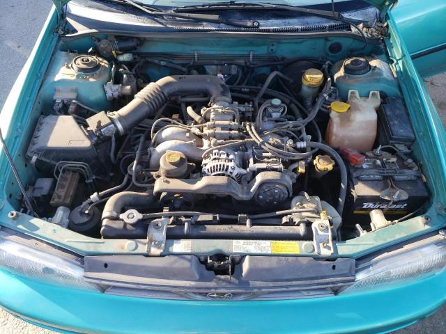 JF1GM6554SH410336 - 1995 SUBARU IMPREZA LX TURQUOISE photo 11