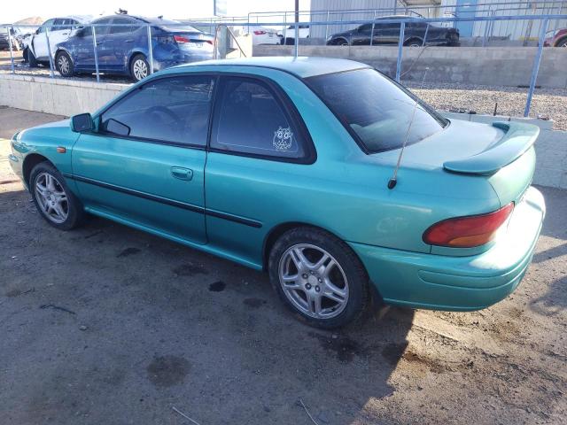 JF1GM6554SH410336 - 1995 SUBARU IMPREZA LX TURQUOISE photo 2