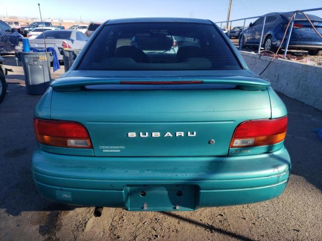 JF1GM6554SH410336 - 1995 SUBARU IMPREZA LX TURQUOISE photo 6