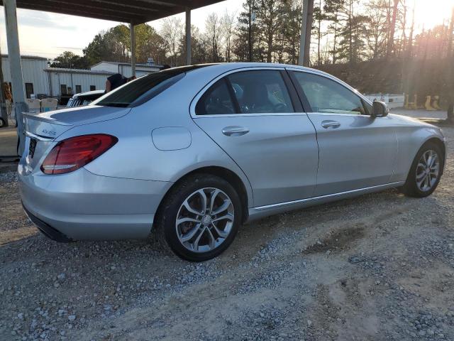 55SWF4KBXGU103953 - 2016 MERCEDES-BENZ C 300 4MATIC SILVER photo 3